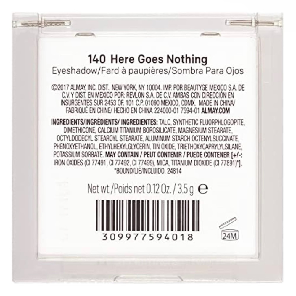 8 Almay Eyeshadow Palette Quads Hypoallergenic Matte Metallic Satin Glitter - Picture 12 of 15